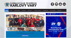 Desktop Screenshot of florbalkv.cz